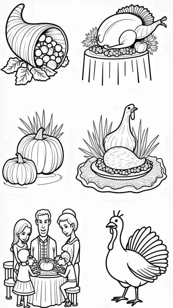 thanksgivng coloring pages